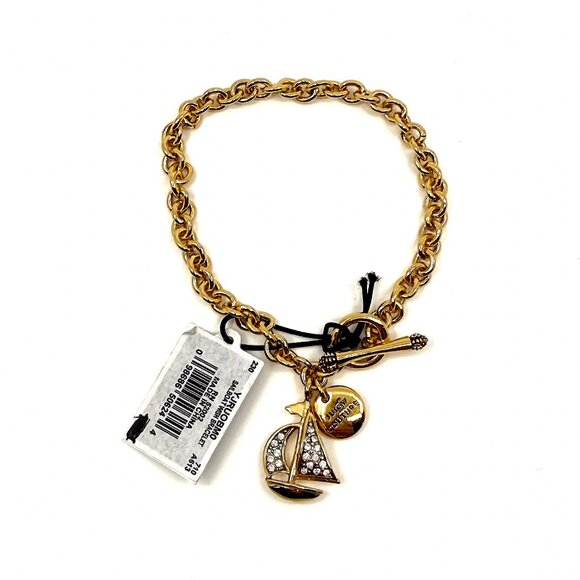 Juicy Couture Bracelet – Crystal Sailboat Pendant – New, Never Worn - Picture 2 of 4